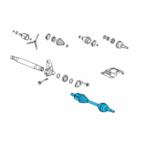 OEM 2005 Chevrolet Cobalt Front Wheel Drive Shaft Kit Diagram - 10359409