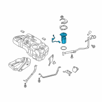 OEM 2020 Ford EcoSport Fuel Pump Diagram - GN1Z-9H307-K