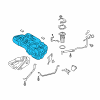 OEM 2021 Ford EcoSport Fuel Tank Diagram - GN1Z-9002-A