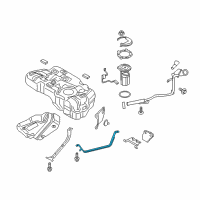 OEM 2020 Ford EcoSport Tank Strap Diagram - GN1Z-9054-B