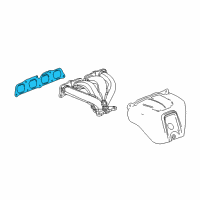 OEM 2015 Chevrolet Impala Manifold Gasket Diagram - 12627072