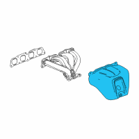 OEM 2016 Chevrolet Impala Heat Shield Diagram - 12627203