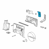 OEM Ford Excursion Pillar Panels Diagram - 2C7Z7824357AAB