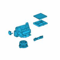 OEM 2003 Lexus IS300 Blower Assembly Diagram - 87130-53040