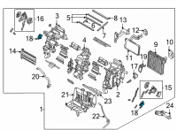 OEM Hyundai Tucson ACTUATOR MOTOR ASSY-MODE Diagram - 97154-D1000
