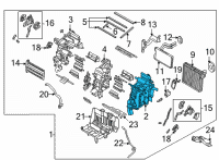 OEM 2022 Hyundai Tucson CASE-HEATER, RH Diagram - 97135-N9000