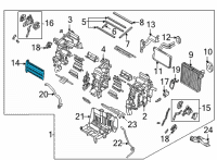 OEM 2022 Hyundai Tucson PTC HEATER Diagram - 97191-N9000