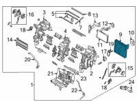 OEM 2022 Hyundai Tucson EVAPORATOR ASSY Diagram - 97139-N9000