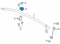 OEM 2021 Ford F-150 BUSH Diagram - ML3Z-5484-D