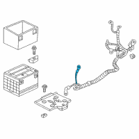 OEM 2002 Pontiac Aztek Negative Cable Diagram - 15371999