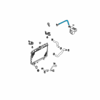 OEM Nissan Sentra Hose-Reserve Tank Diagram - 21741-6M100