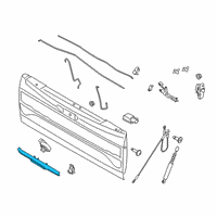 OEM 2020 Ford F-350 Super Duty Handle Diagram - LC3Z-9943400-KA