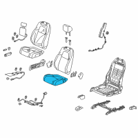 OEM 2017 Honda CR-V Pad, Right Front Seat Cushion Diagram - 81137-TLA-D81