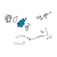 OEM 2019 Honda Insight Passage Comp, Wate Diagram - 19410-5P6-000