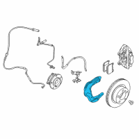 OEM 2018 BMW M4 Protection Plate Right Diagram - 34-11-2-284-744