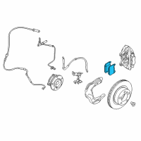 OEM 2021 BMW M2 Disc Brake Pad Repair Kit Diagram - 34-11-2-284-969