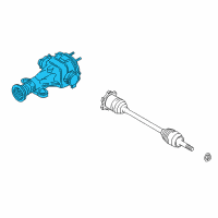 OEM Infiniti G35 Final Drive Assembly Diagram - 38301-EG50A