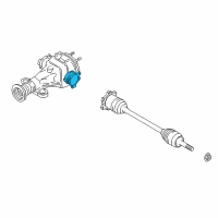 OEM 2010 Infiniti EX35 Flange Assy-Side Diagram - 38220-EG000