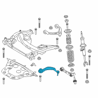 OEM BMW 740i Mount Tension Strut, Right Diagram - 31-12-6-777-730