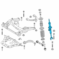 OEM BMW 550i GT Front Left Spring Strut Diagram - 37-11-6-797-865