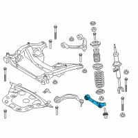 OEM 2017 BMW 535i GT Bottom Rubber Mount Wishbone, Right Diagram - 31-12-6-777-740