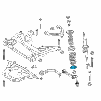 OEM BMW M6 Gran Coupe Front-Lower Spring Insulator Diagram - 31-33-6-775-582