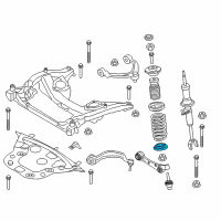 OEM 2017 BMW 535i GT Front-Lower Spring Insulator Diagram - 31-33-6-775-582