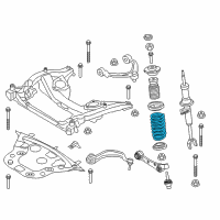 OEM 2016 BMW 535i GT xDrive Front Coil Spring Diagram - 31-33-6-793-721