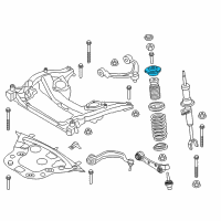 OEM 2015 BMW 740Li xDrive Guide Support Diagram - 31-30-6-850-031
