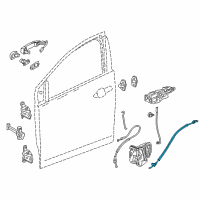 OEM 2016 Chevrolet Volt Control Cable Diagram - 23110276