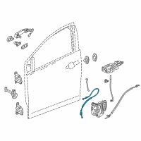 OEM 2016 Chevrolet Volt Control Cable Diagram - 84089822