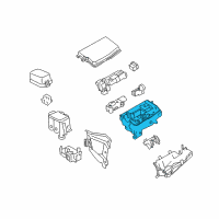 OEM Toyota Corolla iM Fuse & Relay Box Diagram - 82741-12100