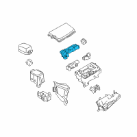 OEM 2019 Toyota Corolla Fuse Holder Diagram - 82631-12040