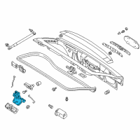 OEM BMW Liftgate Latch Rear Diagram - 51-24-8-197-493