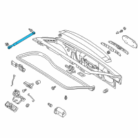 OEM 2002 BMW Z3 Gas Pressurized Spring Diagram - 51-24-8-399-296