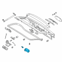 OEM 1996 BMW Z3 Trunk Lid Actuator Diagram - 67-11-8-361-140