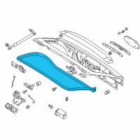 OEM 1999 BMW Z3 Trunk Lid Sealing Diagram - 51-71-8-399-158