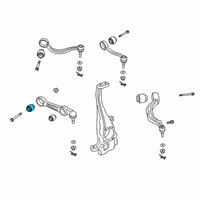 OEM 2020 Kia K900 Bush-Fr LWR Arm"A" Diagram - 54551J6000