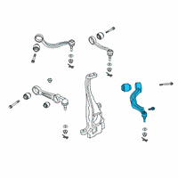 OEM 2019 Kia K900 Tension Arm Assembly-FRT Diagram - 54505J6500