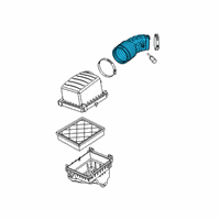 OEM Jeep Clean Air Duct Diagram - 5038465AE