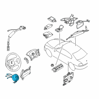 OEM 1996 BMW 750iL Slip Ring Diagram - 32-34-1-161-912