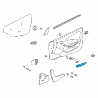 OEM 2003 Toyota Celica Armrest Diagram - 74210-20240-C0