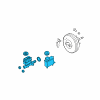 OEM 2008 Ford Expedition Master Cylinder Diagram - 8L1Z-2140-F