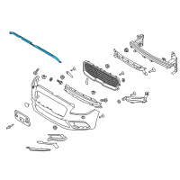OEM 2018 Lincoln Continental Front Weatherstrip Diagram - GD9Z-16B990-A