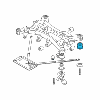 OEM 2015 BMW X1 Rubber Mounting Rear Diagram - 33-31-6-782-160