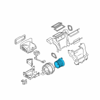 OEM 2011 Nissan Cube Motor Assy-Blower Diagram - 27226-1FC0B