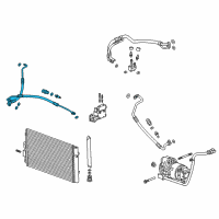 OEM Chevrolet Bolt EV AC Hose Diagram - 42475846