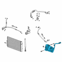 OEM 2018 Chevrolet Bolt EV Compressor Diagram - 42664213