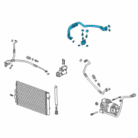 OEM 2020 Chevrolet Bolt EV Liquid Line Diagram - 42609703