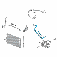 OEM 2018 Chevrolet Bolt EV Discharge Hose Diagram - 42475845